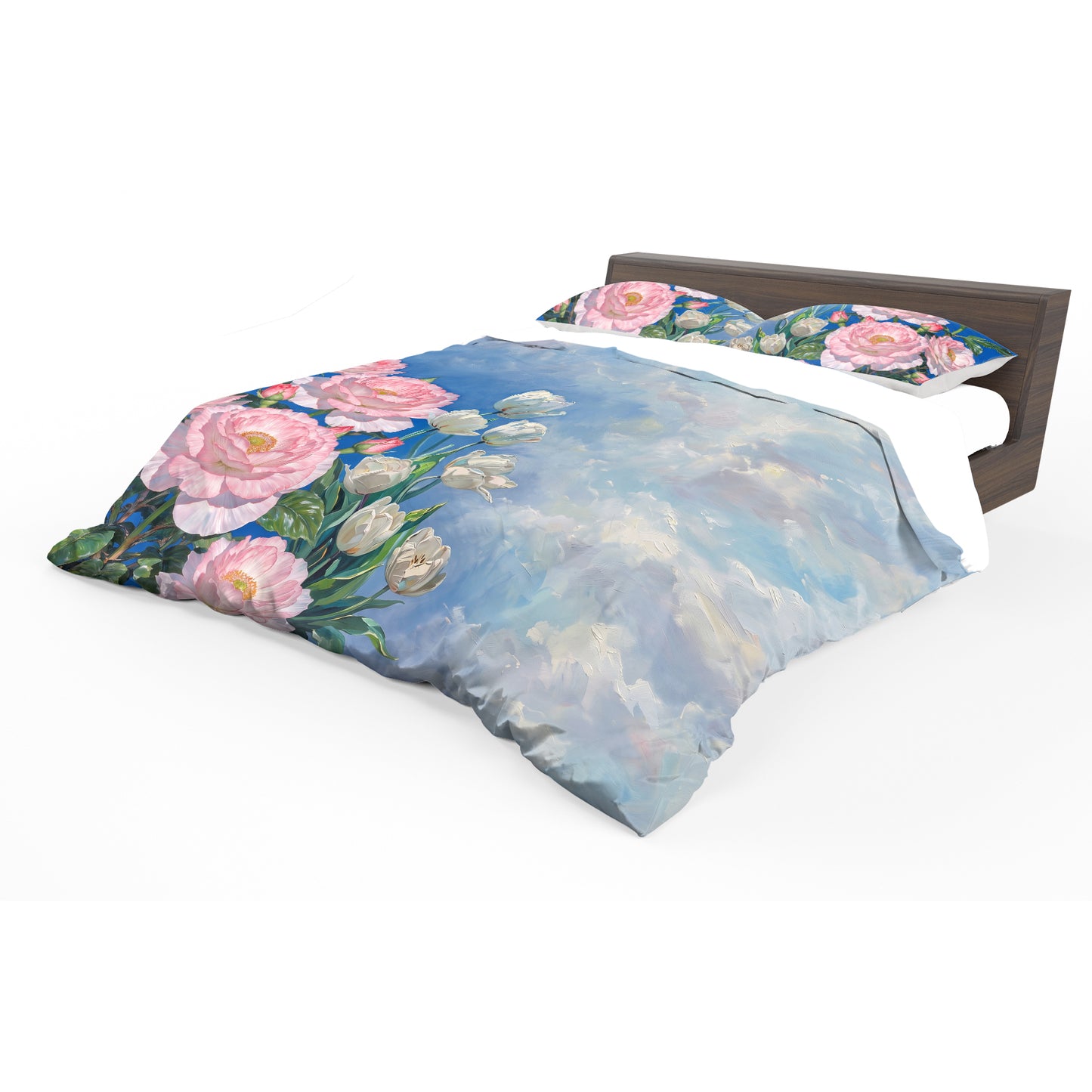 Cloud-Kissed Bouquet Duvet Cover Set