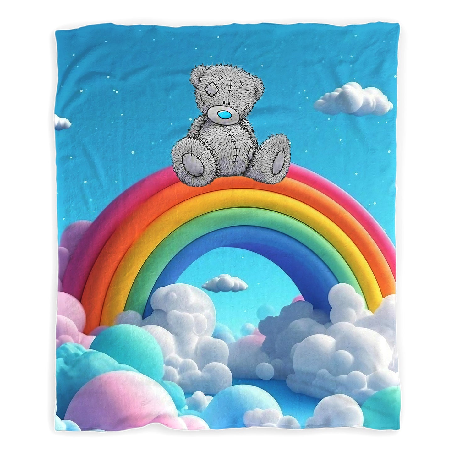 Cloud Bear Cub Minky Blanket