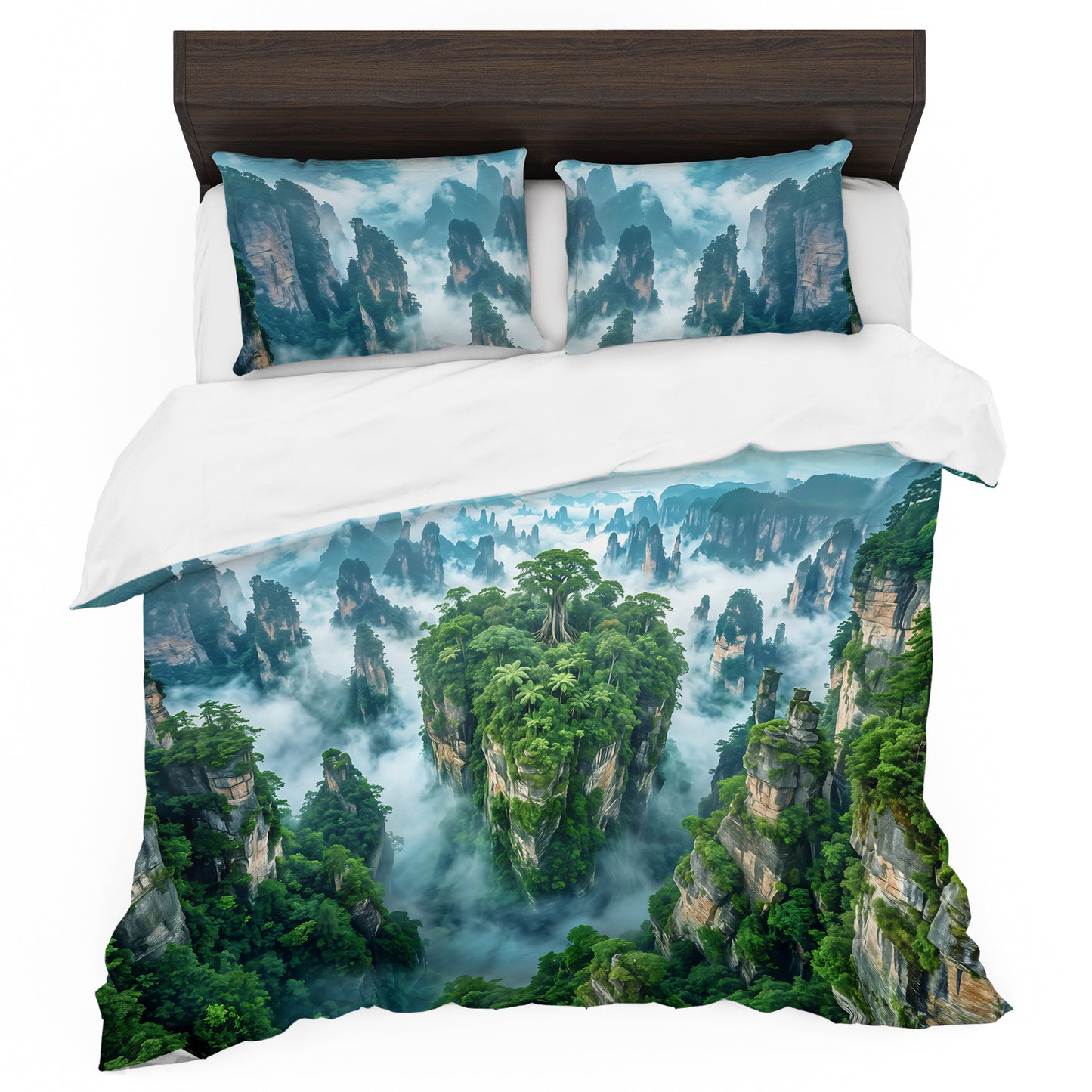 Cloudy Mountain Duvet Cover Set