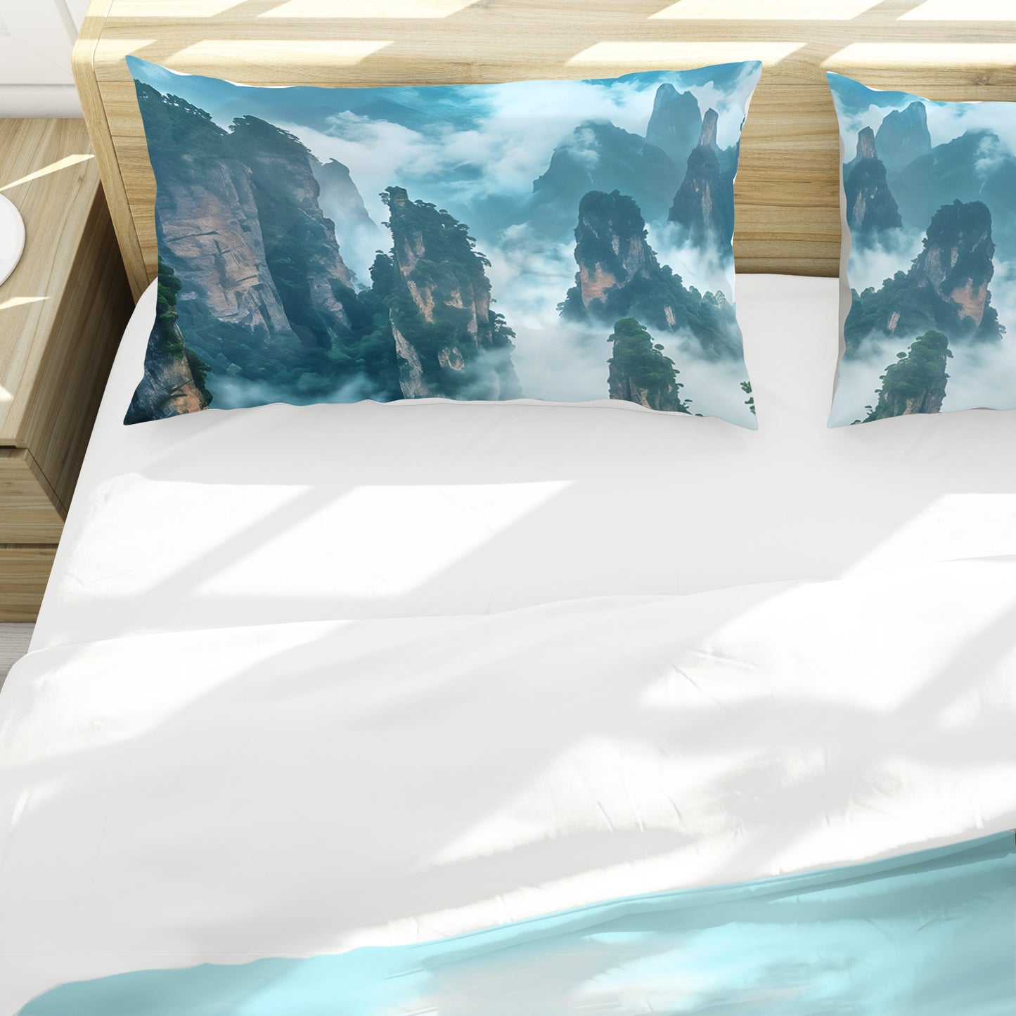 Cloudy Mountain Duvet Cover Set