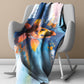 Clown Fish Light Weight Fleece Blanket by Wikus Schalkwyk