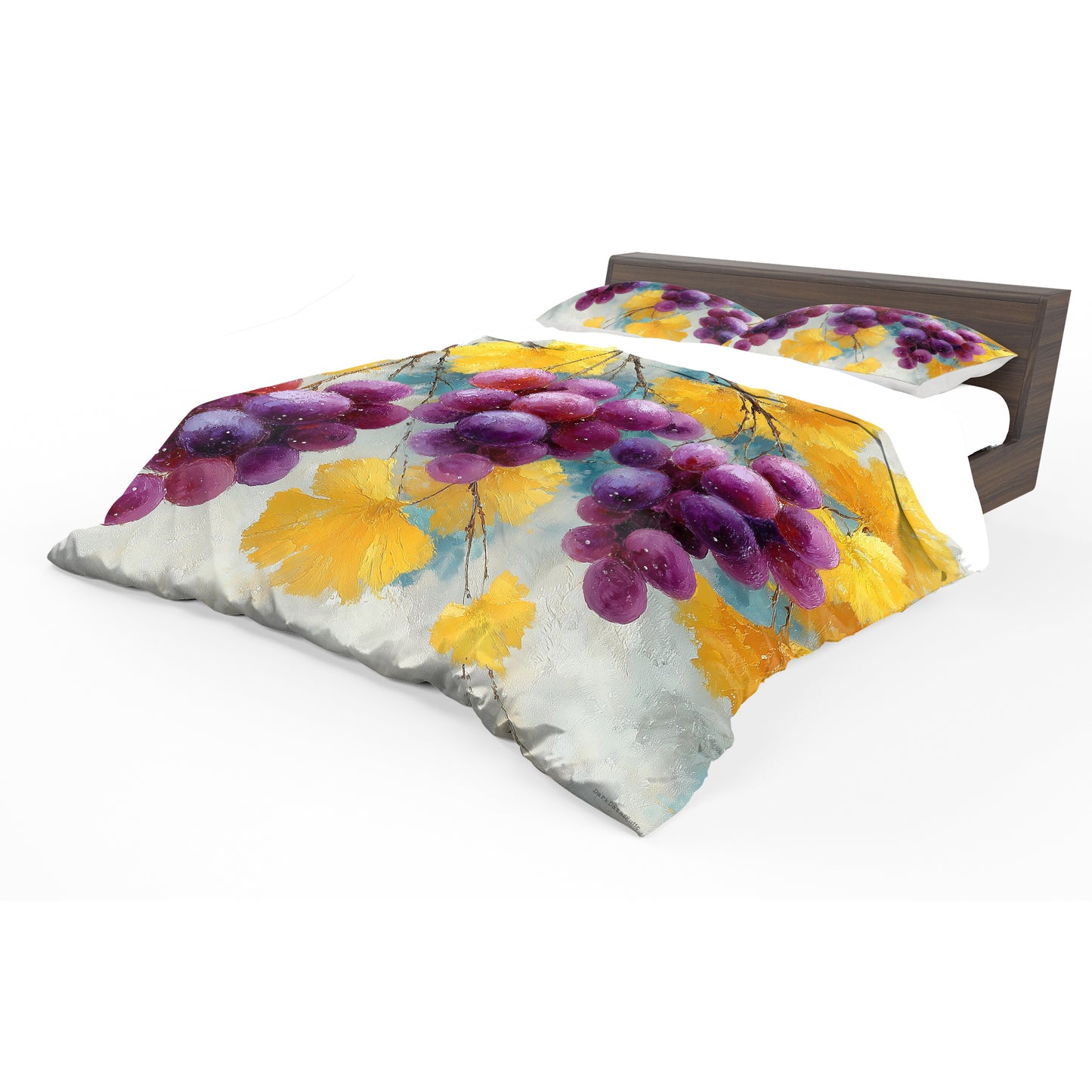 Clustered Grapes Duvet Cover Set by Wikus Schalkwyk