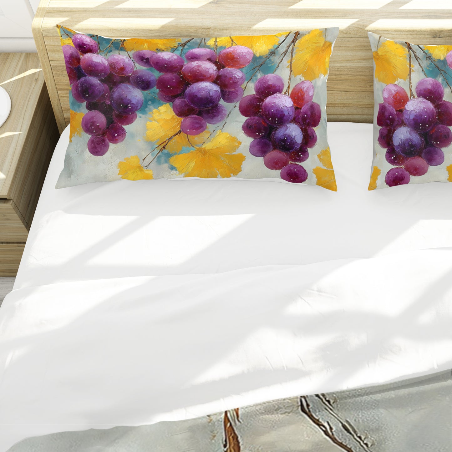Clustered Grapes Duvet Cover Set by Wikus Schalkwyk