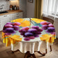 Clustered Grapes Round Tablecloth by Wikus Schalkwyk