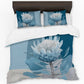 Coastal Fynbos Azure Duvet Cover Set by Wikus Schalkwyk