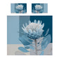 Coastal Fynbos Azure Duvet Cover Set by Wikus Schalkwyk