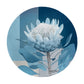 Coastal Fynbos Azure Round Tablecloth by Wikus Schalkwyk