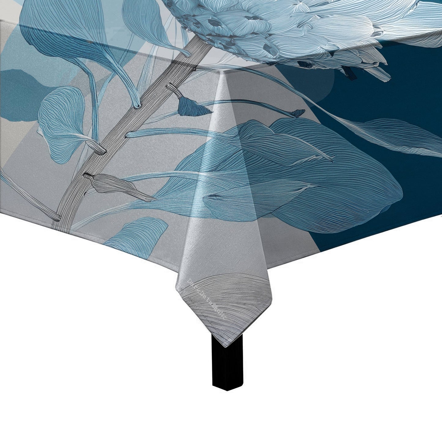 Coastal Fynbos Azure Square Tablecloth by Wikus Schalkwyk
