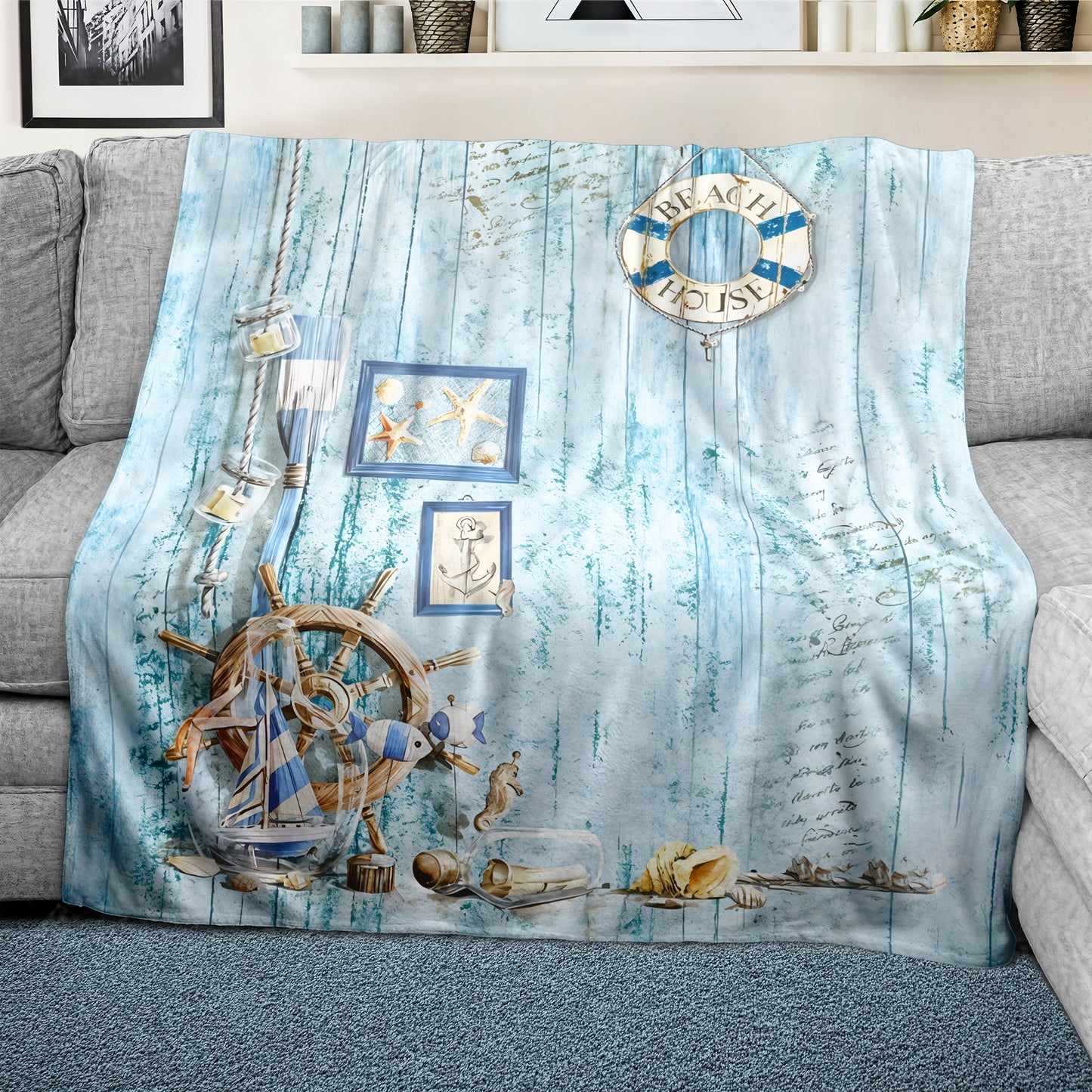 Coastal Keepsakes Light Weight Fleece Blanket
