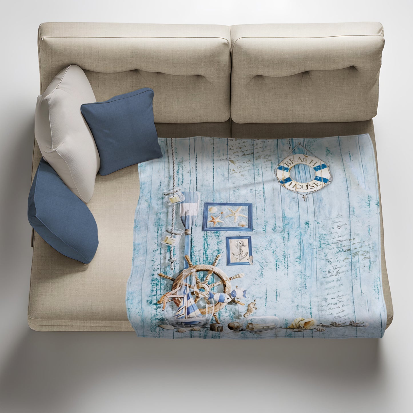 Coastal Keepsakes Light Weight Fleece Blanket