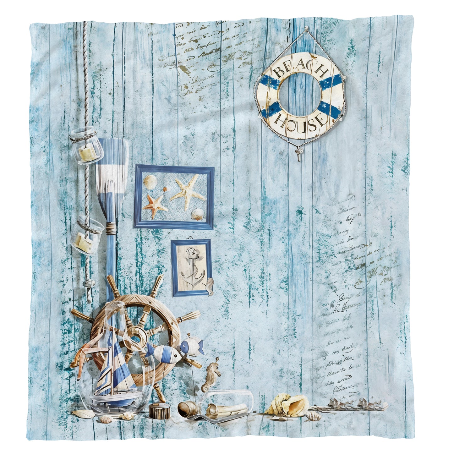 Coastal Keepsakes Light Weight Fleece Blanket