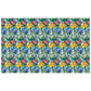 Cobalt & Amber Peonies Rectangle Tablecloth