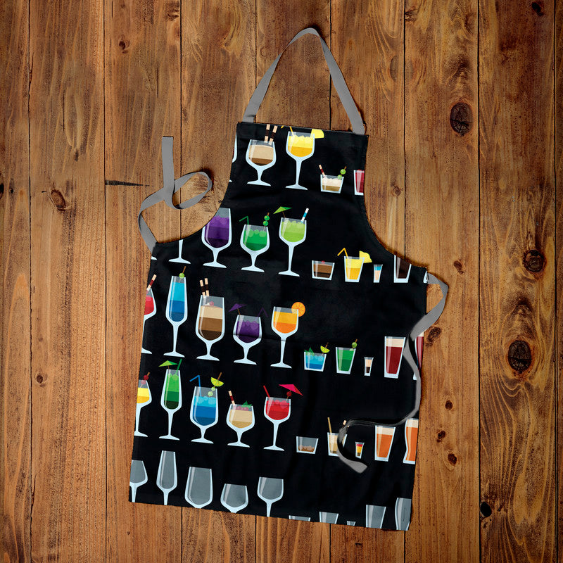 Cocktail Shelf Medium Length Apron