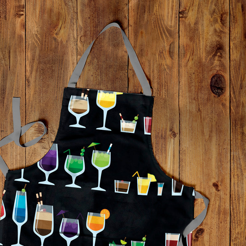 Cocktail Shelf Medium Length Apron