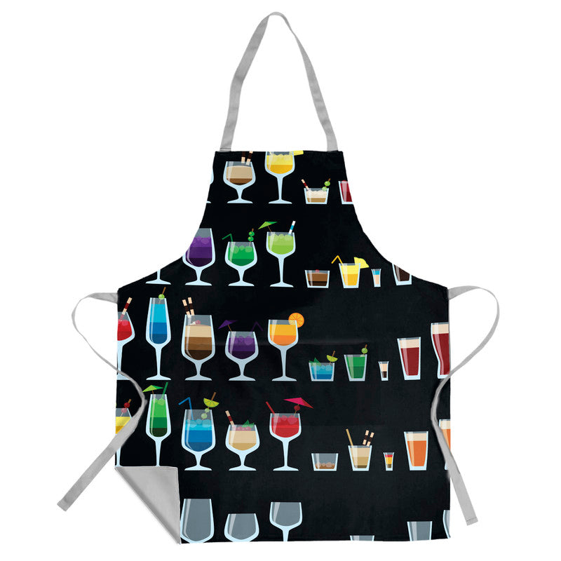 Cocktail Shelf Medium Length Apron