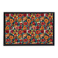 Collage Of Roses Door Mat