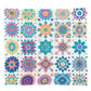 Colorful Boho Mandala Light Weight Fleece Blanket by Wikus Schalkwyk