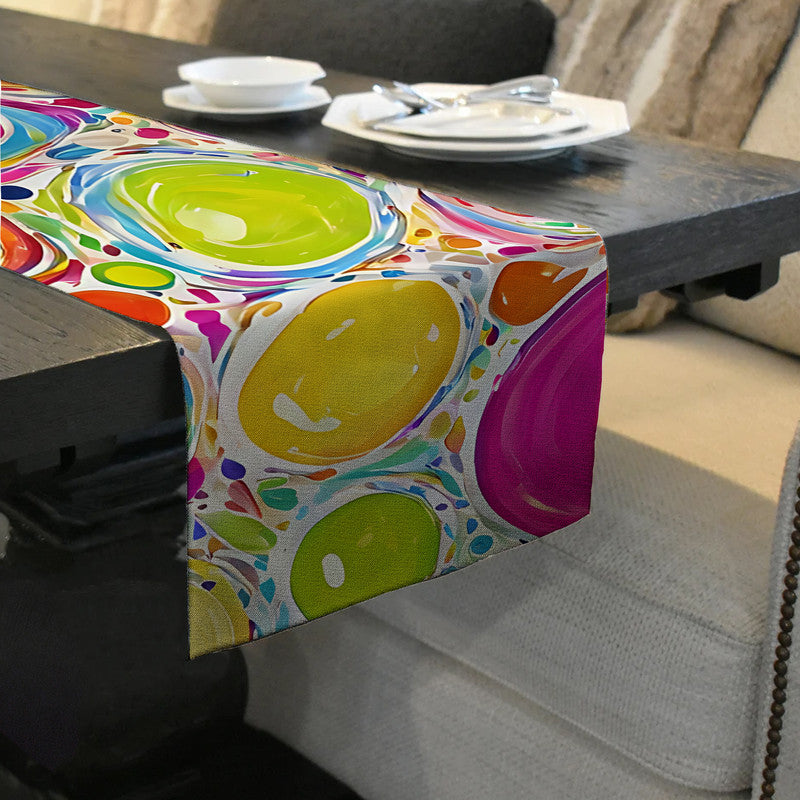 Colour Bubbles 160cm Table Runner