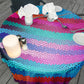 Colour of Mosaic Round Tablecloth