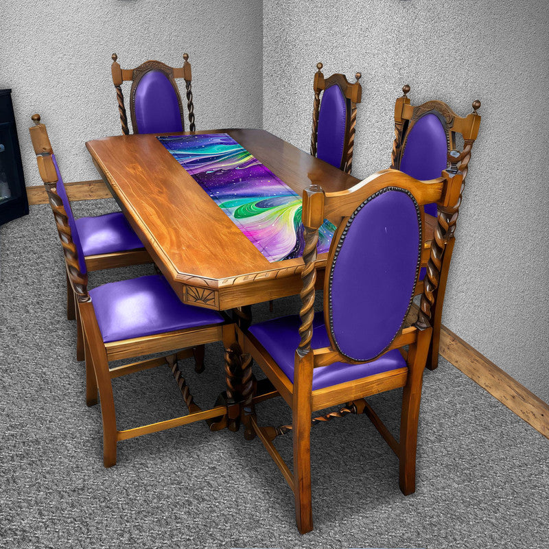 Colour in Space 160cm Table Runner