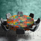 Colour Blocks Round Tablecloth