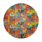 Colour Blocks Round Tablecloth