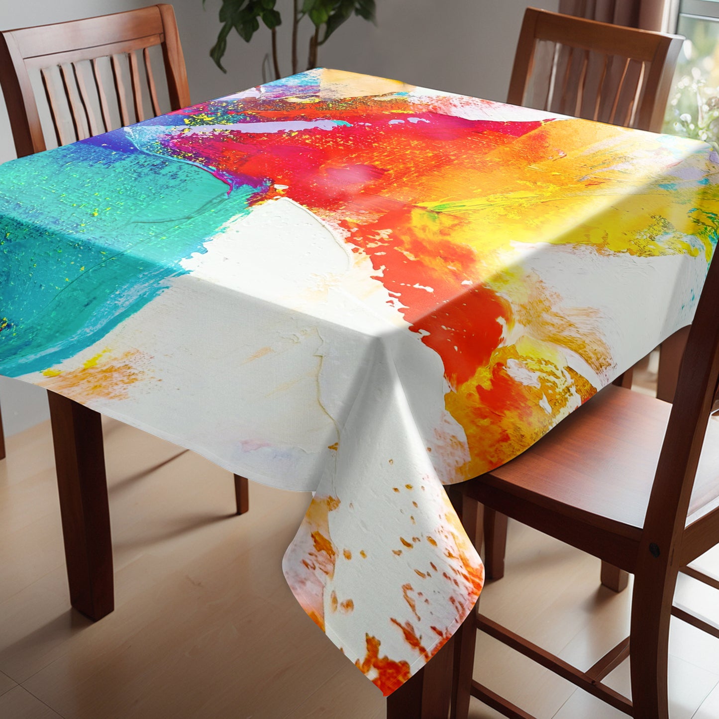 Colour Bloom Square Tablecloth