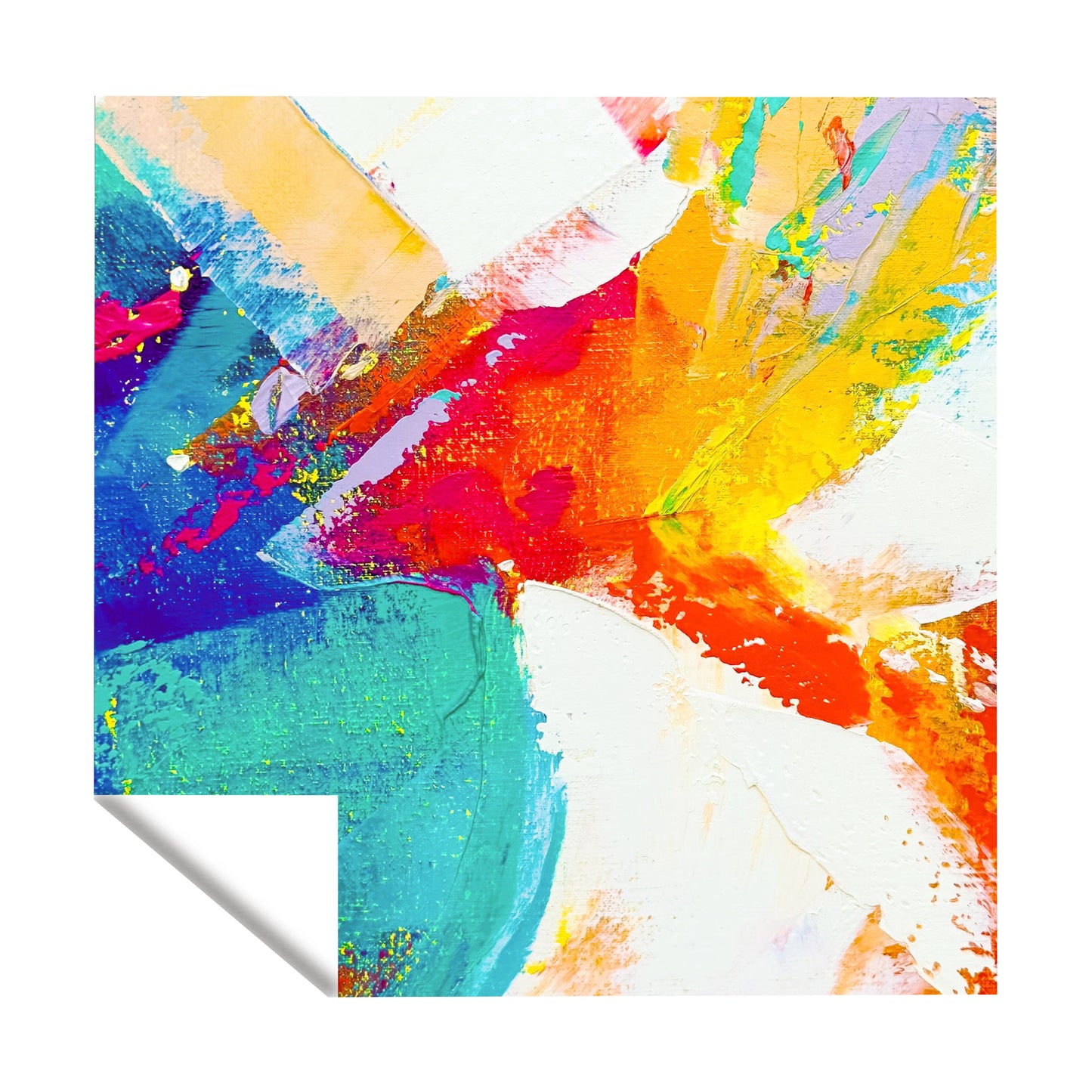 Colour Bloom Square Tablecloth