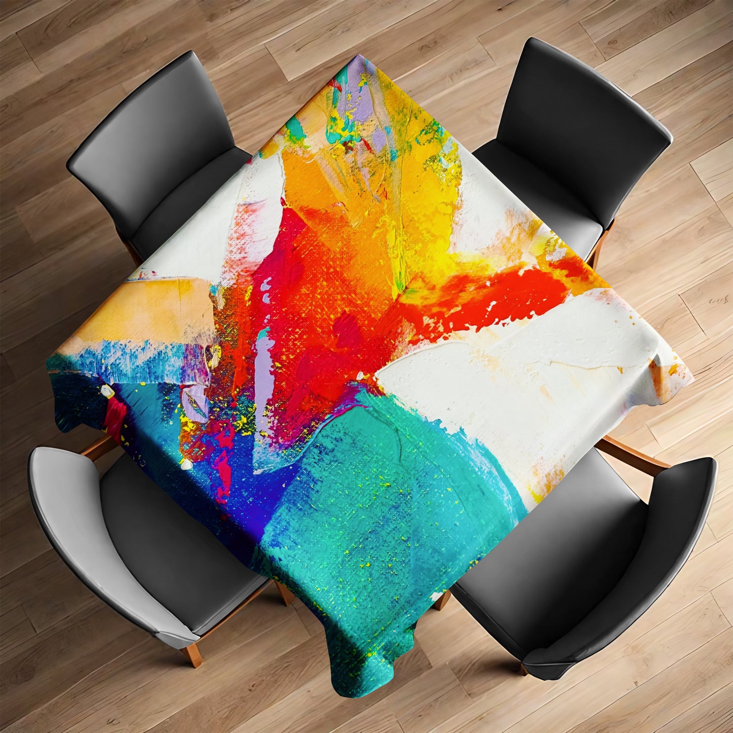 Colour Bloom Square Tablecloth