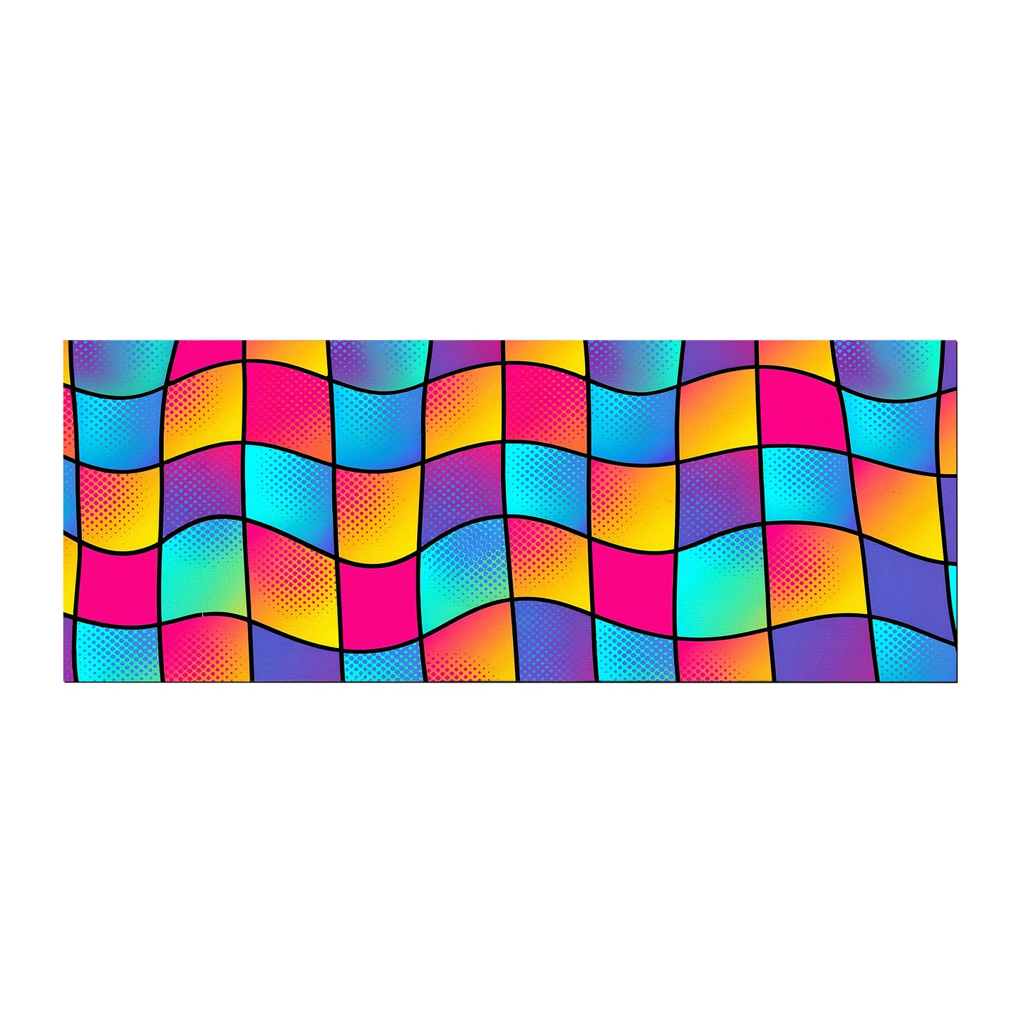 Coloured Blocks Desk Pad