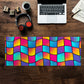 Coloured Blocks Desk Pad