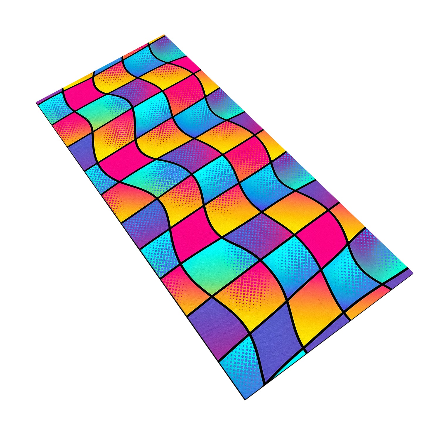 Coloured Blocks Desk Pad