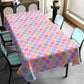 Coloured Circles Rectangle Tablecloth