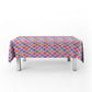 Coloured Circles Rectangle Tablecloth