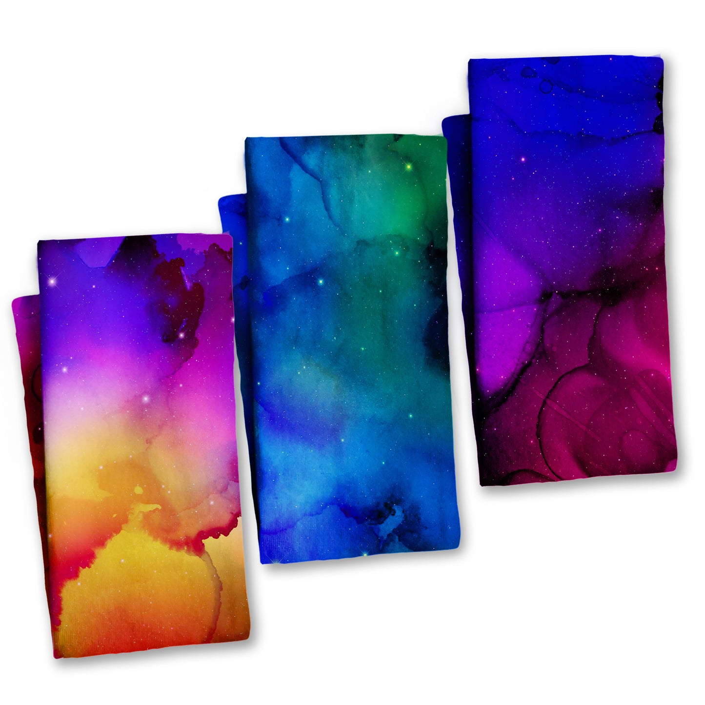 Coloured Clouds Dish Cloth (Set of 3)