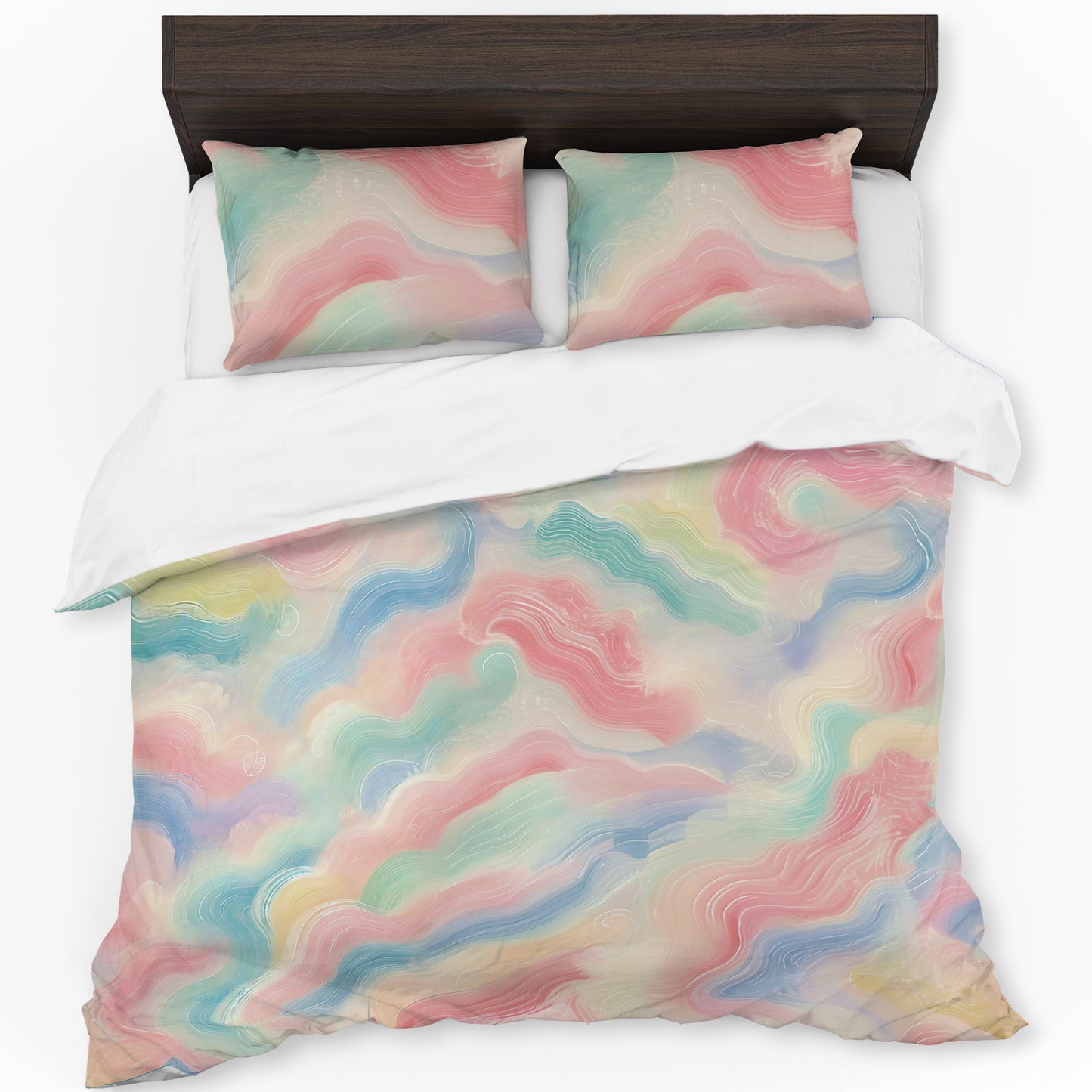 Coloured Clouds Duvet Cover Set