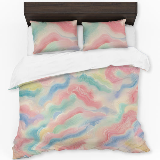 Coloured Clouds Duvet Cover Set