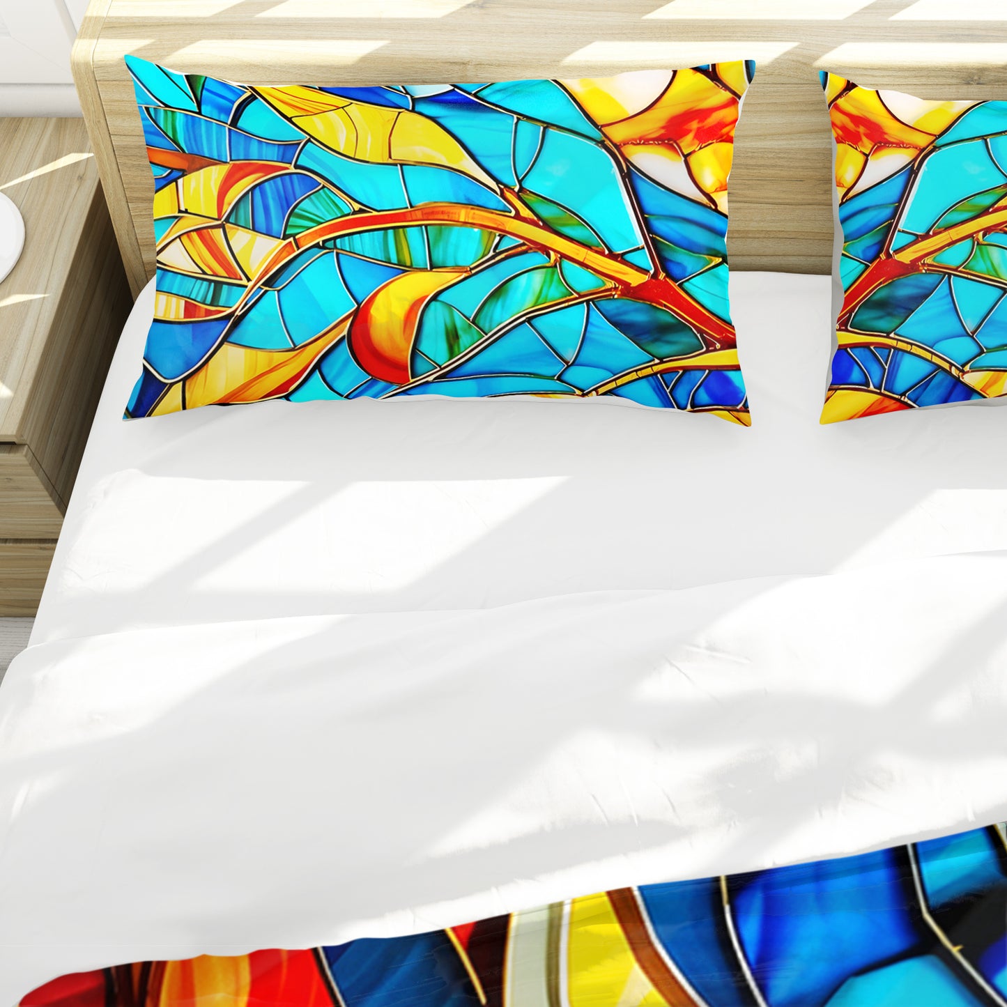 Coloured Glass Prism Duvet Cover Set