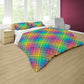 Coloured Plaid Pattern Mirage Duvet Cover Set