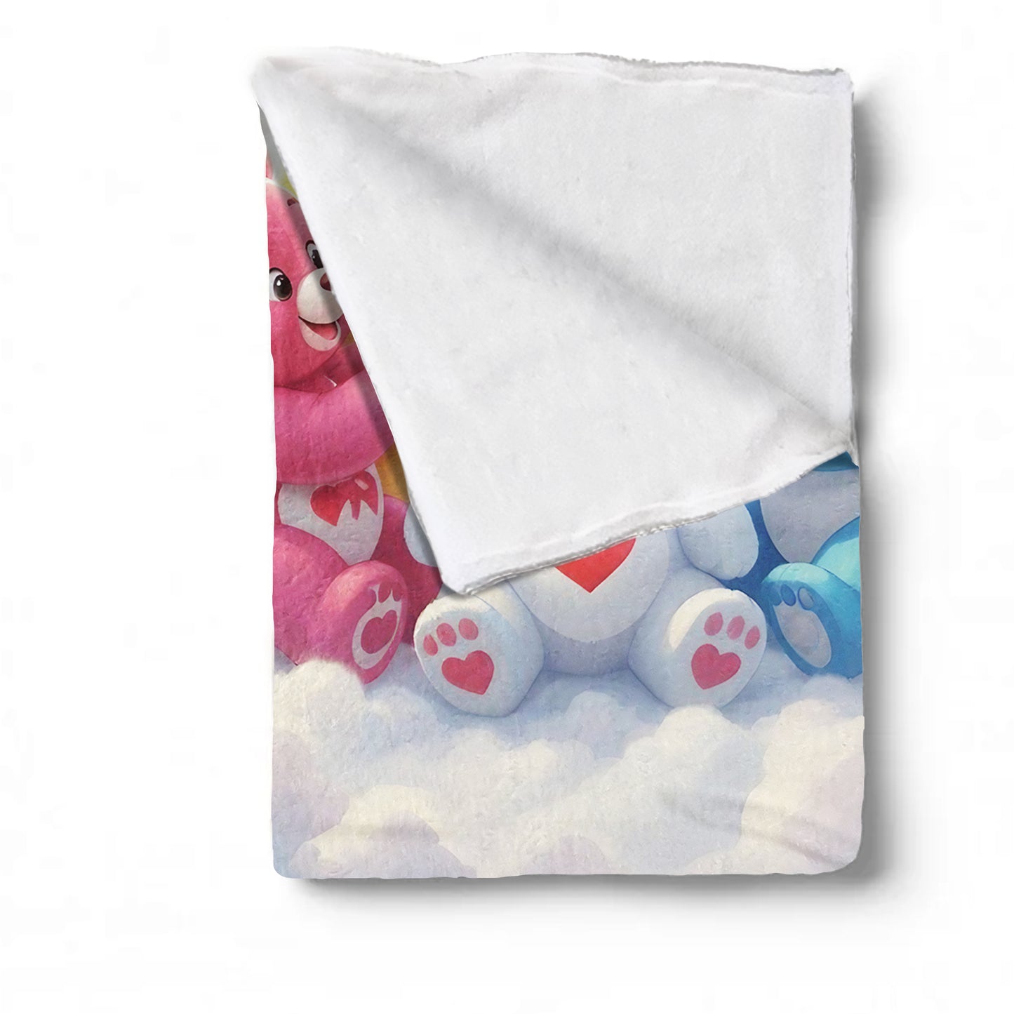 Coloured Teddybears Toddler Fleece Blanket
