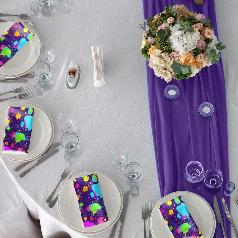 Colourful Abstract Splashes Napkins