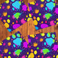 Colourful Abstract Splashes Napkins