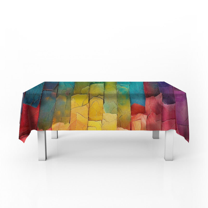 Colourful Bark Rectangle Tablecloth
