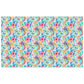 Colourful Curls Rectangle Tablecloth
