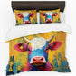 Colourful Farm Animal Duvet Cover Set by Wikus Schalkwyk
