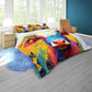 Colourful Farm Animal Duvet Cover Set by Wikus Schalkwyk