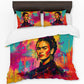Colourful Frida Duvet Cover Set by Wikus Schalkwyk