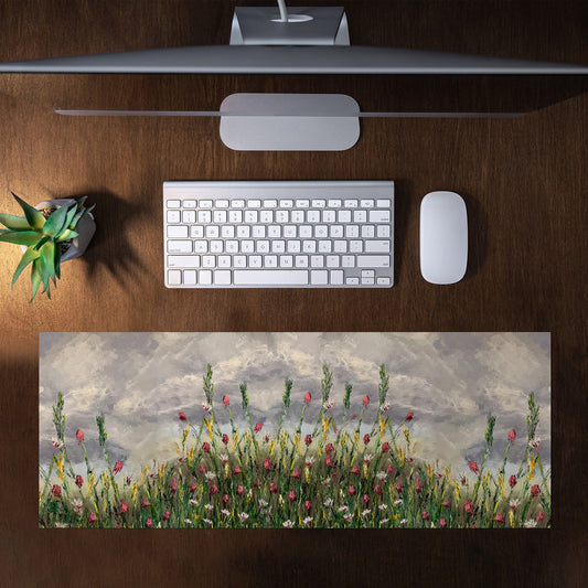Colourful Fynbos Large Desk Pad By Juanette Menderoi