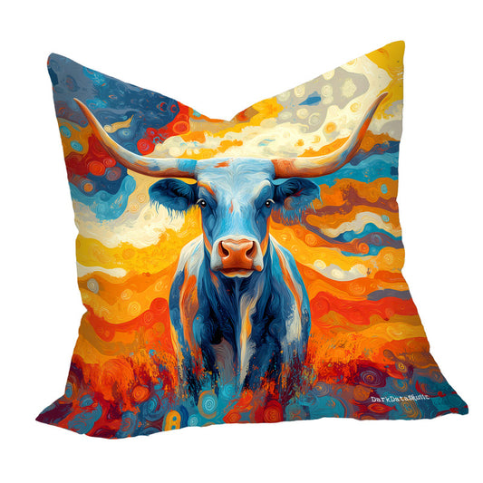 Colourful Texas Longhorn Luxury Scatter by Wikus Schalkwyk