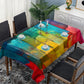Colourful Bark Rectangle Tablecloth